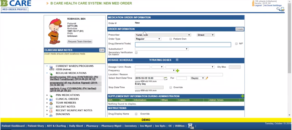 screenshot of B Care